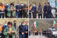 پروژه آسفالت جاده روستای تشار افتتاح شد