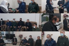 دیدار سردار آسیابانی با خانواده های معظم شهداء در پاوه