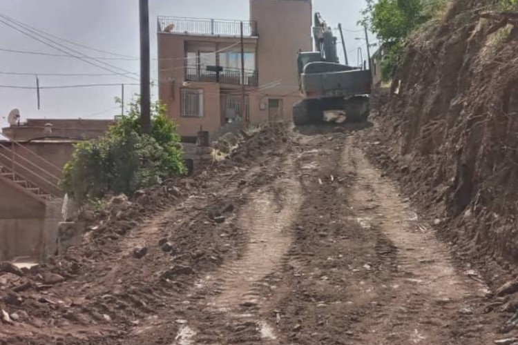 ایجاد معبری جدید در پاوه