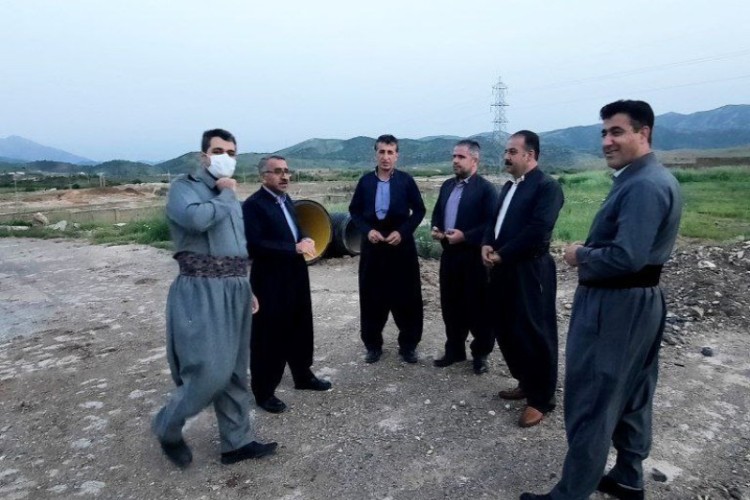 بازدید شهردار و شورای شهر پاوه از سایت پسماند سریاس و کشتارگاه شهرستان