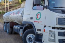 تخصیص یک دستگاه تانکر آبرسان هلال احمر استان برای روستاهای نروی و وزلی