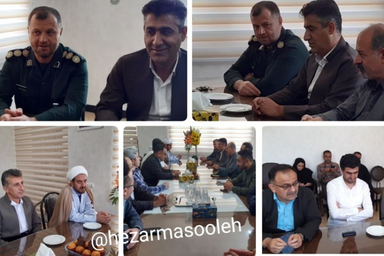 دیدار فرماندهی سپاه ناحیه پاوه با شوار و شهرداری