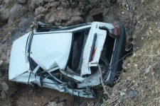 سقوط پراید به دره جان دو شهروند را گرفت