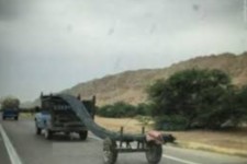 حمل بار دنباله دار عقب خودروها ممنوع است
