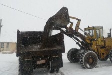 برف روبی محور سه راهی شهدا به هانه گرمله