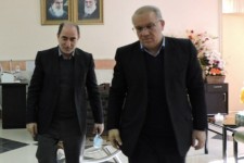 دیدار معاونت درمان دانشگاه علوم پزشکی با فرماندار پاوه