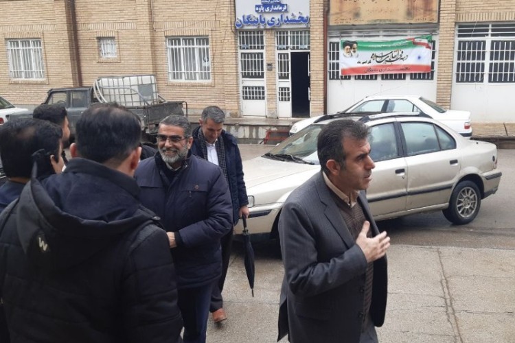 حضور مدیر کل آموزش و پرورش استان کرمانشاه در باینگان