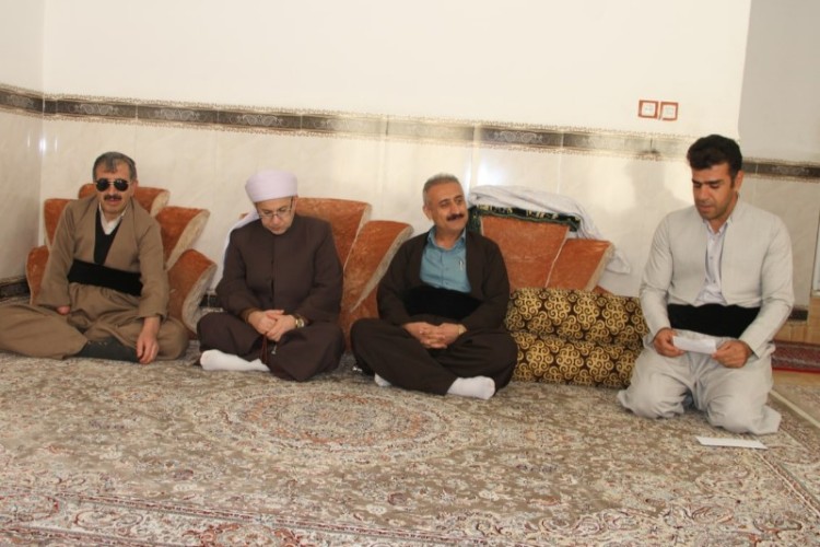 دیدار با خانواده جانباز ۷۰ درصد دوران دفاع مقدس در پاوه