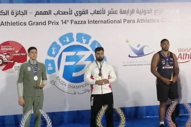 ورزشکار پاوه ای رکورد پرتاب وزنه جهان را شکست