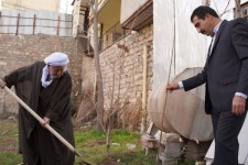 امام جمعه پاوه دو اصله نهال کاشتند