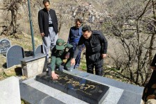 گرامیداشت روز شهید و هفته درختکاری در شهر نودشه