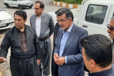 بازدید علیرضا حیدری از پروژه های عمرانی پاوه