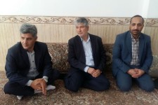 دیدار معاون مشاور وزیر کشور در امور ایثارگران با خانواده شهید خسرو رمضانی