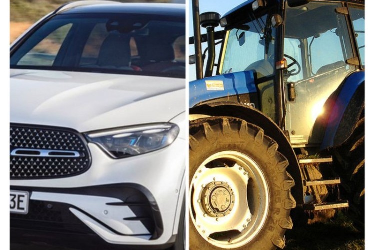 نبرد تراکتور و مرسدس!