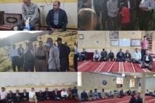 مسائل و مشکلات اهالی روستای مزیدی با حضور فرمانده قرارگاه شهید کاظمی بررسی شد