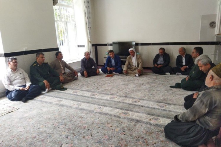 دیدار و سرکشی از خانواده معظم شهدا در نوسود