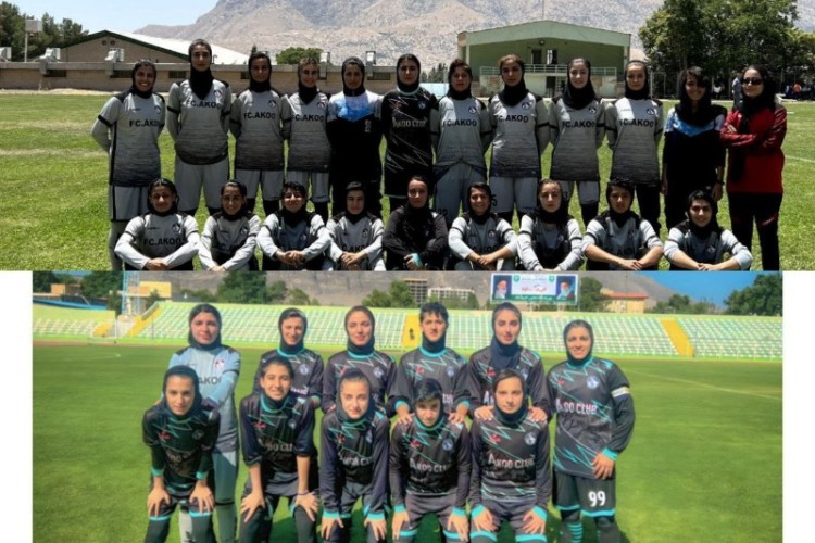 درخشش بانوان فوتبالبست پاوه ای در مسابقات لیگ دسته دوم فوتبال کشور