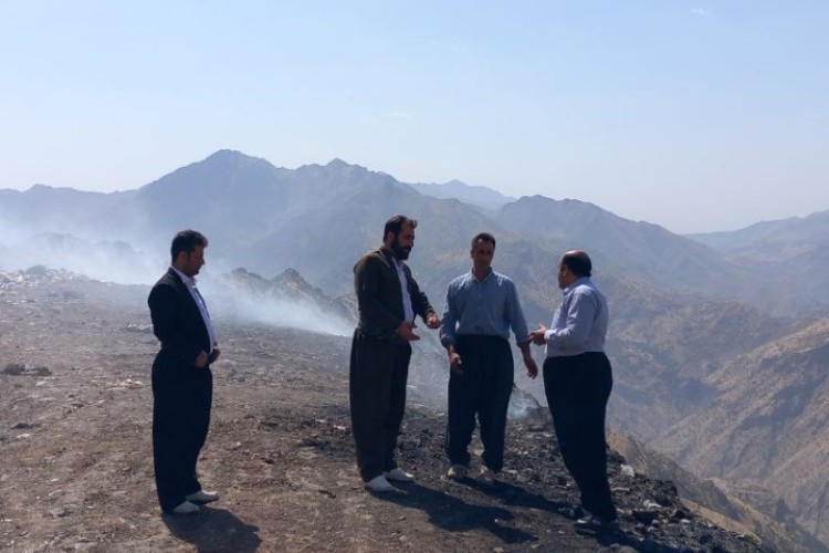 آغاز ساماندهی جایگاه اصلی پسماند شهری نودشه