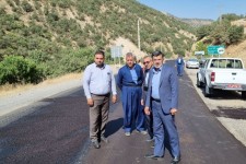 چهار کیلومتر جاده باینگان آسفالت شد