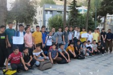 اعزام دانش آموزان پاوه به اردوی فرهنگی تفریحی یاوران امین