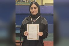 حضور بانوی پاوه ای در مسابقات تنیس روی میز غرب کشور