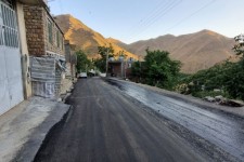 معابر روستای مرزی دزآور بخش نوسود آسفالت شد