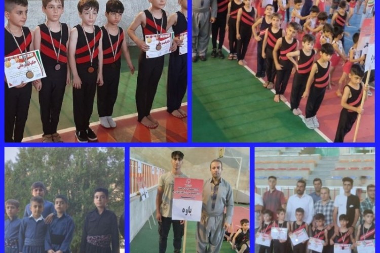 درخشش ژیمناستیک کاران پاوه ای در مسابقات استانی