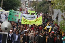 برگزاری راهپیمایی یوم الله 13 آبان در پاوه