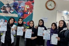 کسب مقام سوم پاوه در در مسابقات لاتار دو بانوان استان