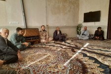 سردار آسیابانی در منزل مرحوم یاورویسی حضور یافت