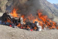 100 میلیارد ریال کالای قاچاق در پاوه امحا شد
