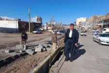 تداوم عملیات اجرایی احداث بلوارورودی شرقی شهرپاوه