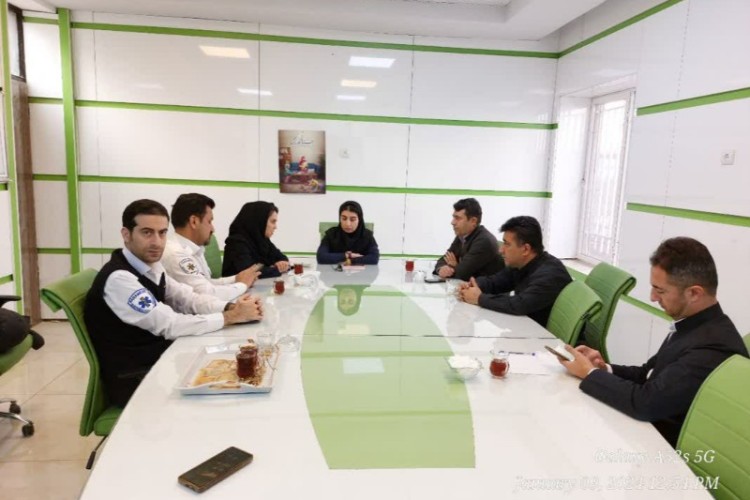 بازدید مسئول EOC دانشگاه و مدیر گروه کاهش خطر بلایای معاونت بهداشتی از شوشمی