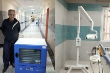 اقدام پسندیده دو نیکوکار جهت تجهیز وسایل مراکز بهداشتی و درمانی پاوه