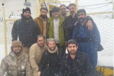 روز پرکار فرمانده قرارگاه شهید کاظمی،زیر برف و باران در نقطه صفر مرزی