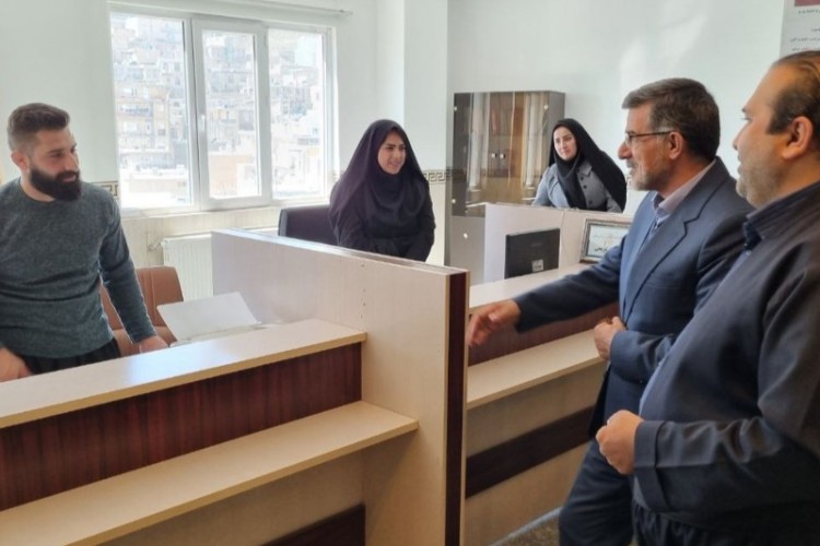 بازدید فرماندار از اداره بنیاد شهید و امور ایثارگران شهرستان پاوه