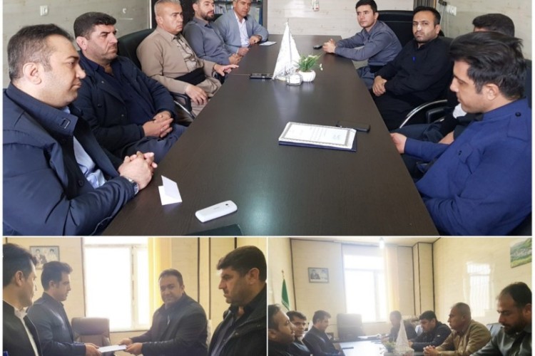 تقدیر اعضای شورای اسلامی از شهردار بانه‌وره به مناسبت روز شهردار