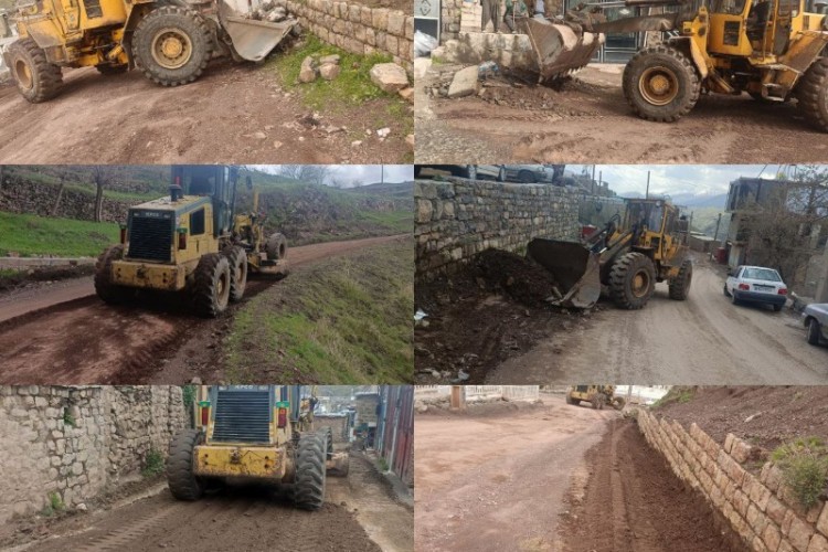 تقدیر از رئیس و پرسنل اداره راهداری پاوه در راستای خدمت به روستای نروی و مناطق تحت پوشش