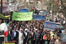 خروش مردم شهرستان پاوه برای اعلام انزجار از رژیم سفاک صهیونیستی