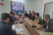 برگزاری جلسه پدافند غیر عامل و کارگروه کشاورزی در بخش باینگان