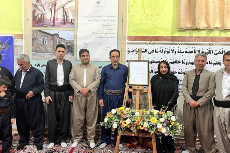 برگزاری ایین رو نمایی از لوح ثبتی مسجد تاریخی روستای گلال