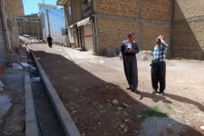 فاز اول جدولگذاری معبر جنب مسکن مهر انجام شد