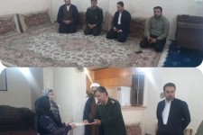 دیدار با خانواده جهادگر علیرضا عبدالهی در پاوه