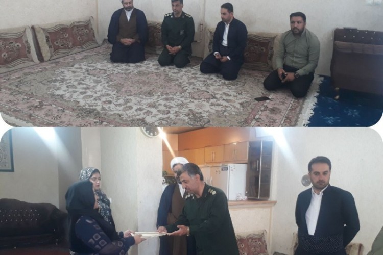 دیدار با خانواده جهادگر علیرضا عبدالهی در پاوه