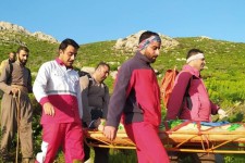 یک مصدوم به علت سقوط از ارتفاع در منطقه پاوه ارتفاعات کوه شاهو