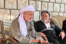 خانواده ماموستا محمد خضرنژاد با حاج ماموستا ملاقادر قادری امام جمعه پاوه دیدار کردند