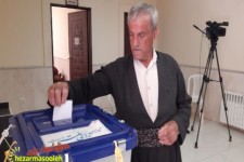 حضور پرشور مردم در ساعات اولیه اخذ رای در پاوه