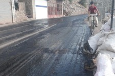 نودشه همچنان برمدار تحول و توسعه / ادامه آسفالت معابر این شهر توسط شهرداری نودشه