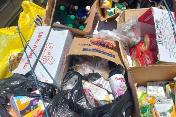 جمع اوری ۱۲۰۰ کیلوگرم مواد غذایی غیر قابل مصرف در پاوه