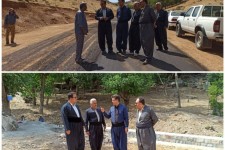 بازید میدانی معاون عمرانی فرمانداری پاوه از روند اجرای پروژه‌های در دست اقدام شهرداری بانه‌وره